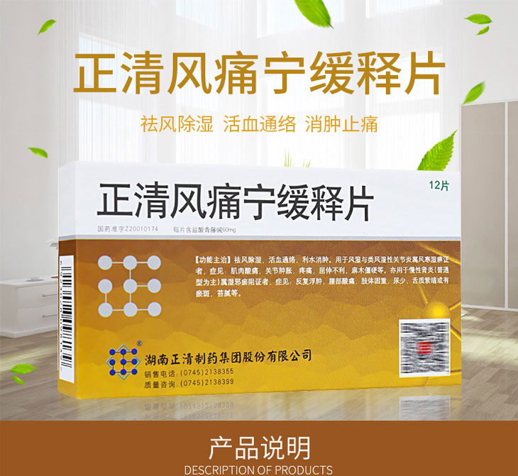 正清風(fēng)痛寧緩釋片