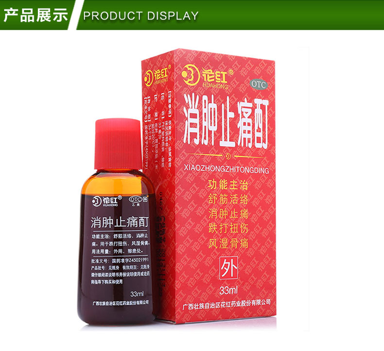 消腫止痛酊(花紅)