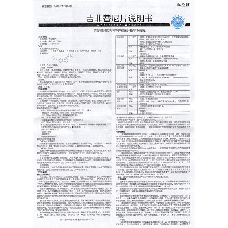 吉非替尼片(科愈新)包裝縮略圖4