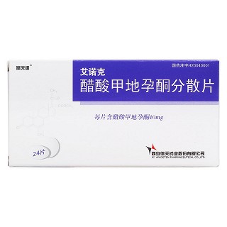 醋酸甲地孕酮分散片(艾諾克)包裝縮略圖1