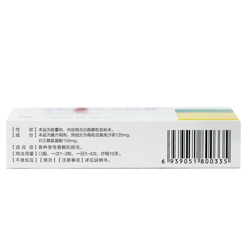 復(fù)方氯唑沙宗膠囊(喜恩沙)包裝縮略圖3