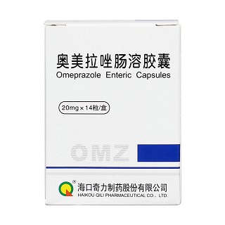 奧美拉唑腸溶膠囊(奇力)包裝縮略圖1