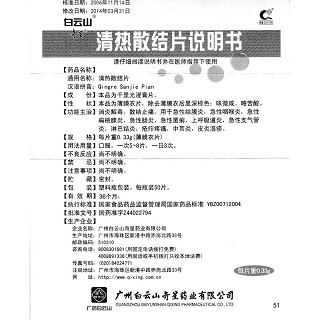 清熱散結(jié)片(奇星)包裝縮略圖4