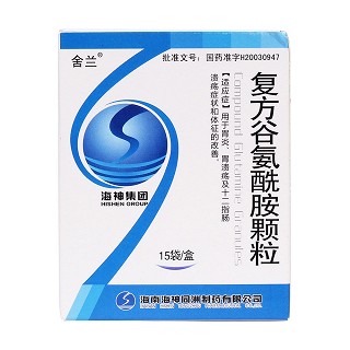 谷氨酰胺薁磺酸鈉顆粒(原:復(fù)方谷氨酰胺顆粒)(舍蘭)包裝縮略圖1