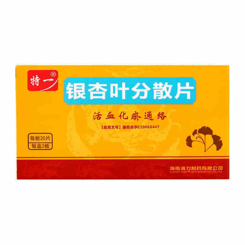 銀杏葉分散片(特一)